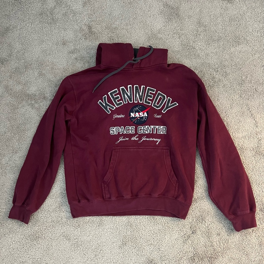 Kennedy Space Center NASA Maroon Sweatshirt